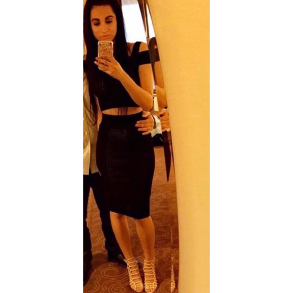 Express: Two Piece Knitted Skirt & Top Set